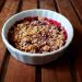 crumble pommes framboises