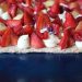 Entremet succès aux fruits d'éte crème à la rose