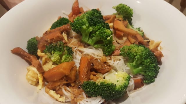 Pad thai aux champignons