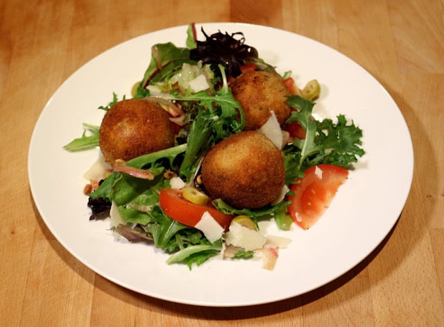 Recette arancini au jambon et mozzarella
