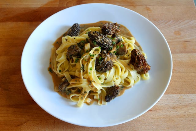 Fettuccini fraîches aux morilles 1 Fettuchini fraiches aux morilles