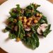 Salade épinards et pois chiches sautés aux épices