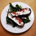 Aubergines grillées au thym yaourt et grenade