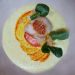 Coquille Saint-Jacques et crème de courgette au safran