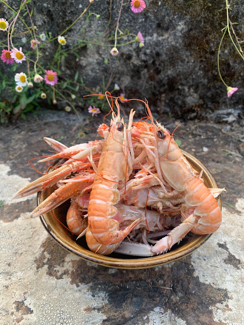 Langoustines au beurre